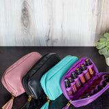 Chic Vegan Leather Essential Oil Clutch Bags