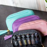 Chic Vegan Leather Essential Oil Clutch Bags