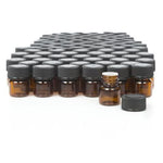 1/4 Dram Glass Sample Vials - 12 Amber