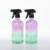 Ombre Glass Trigger Sprayer Bottle - 8oz & 16oz - 2pk