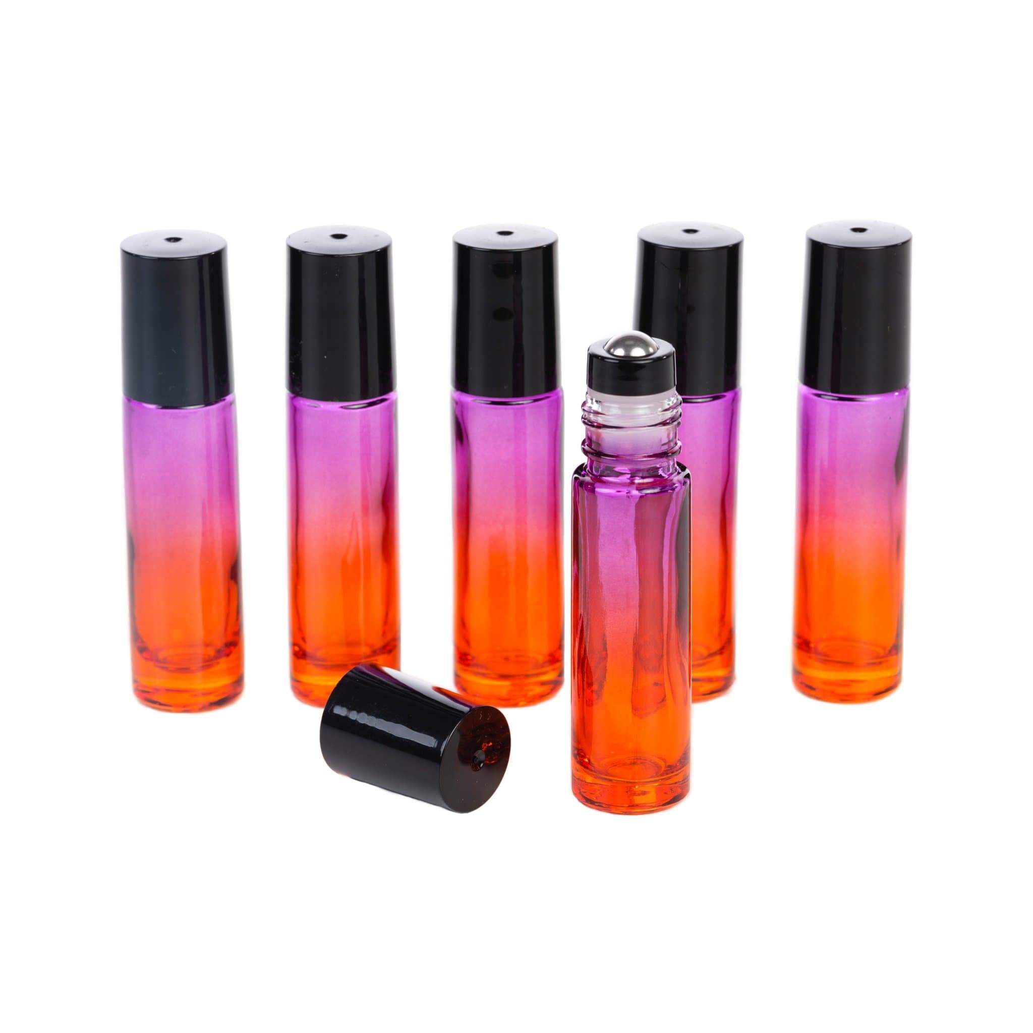 Ombré Glass Roller Bottles - 6pk - Oil Life