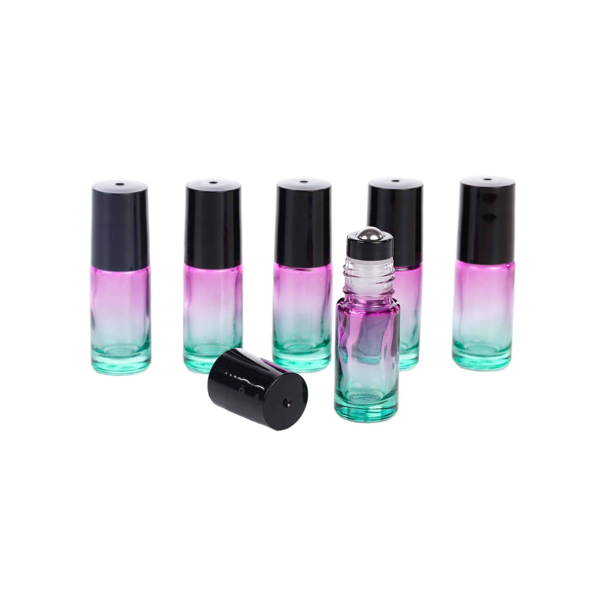 Ombré Glass Roller Bottles - 6pk - Oil Life