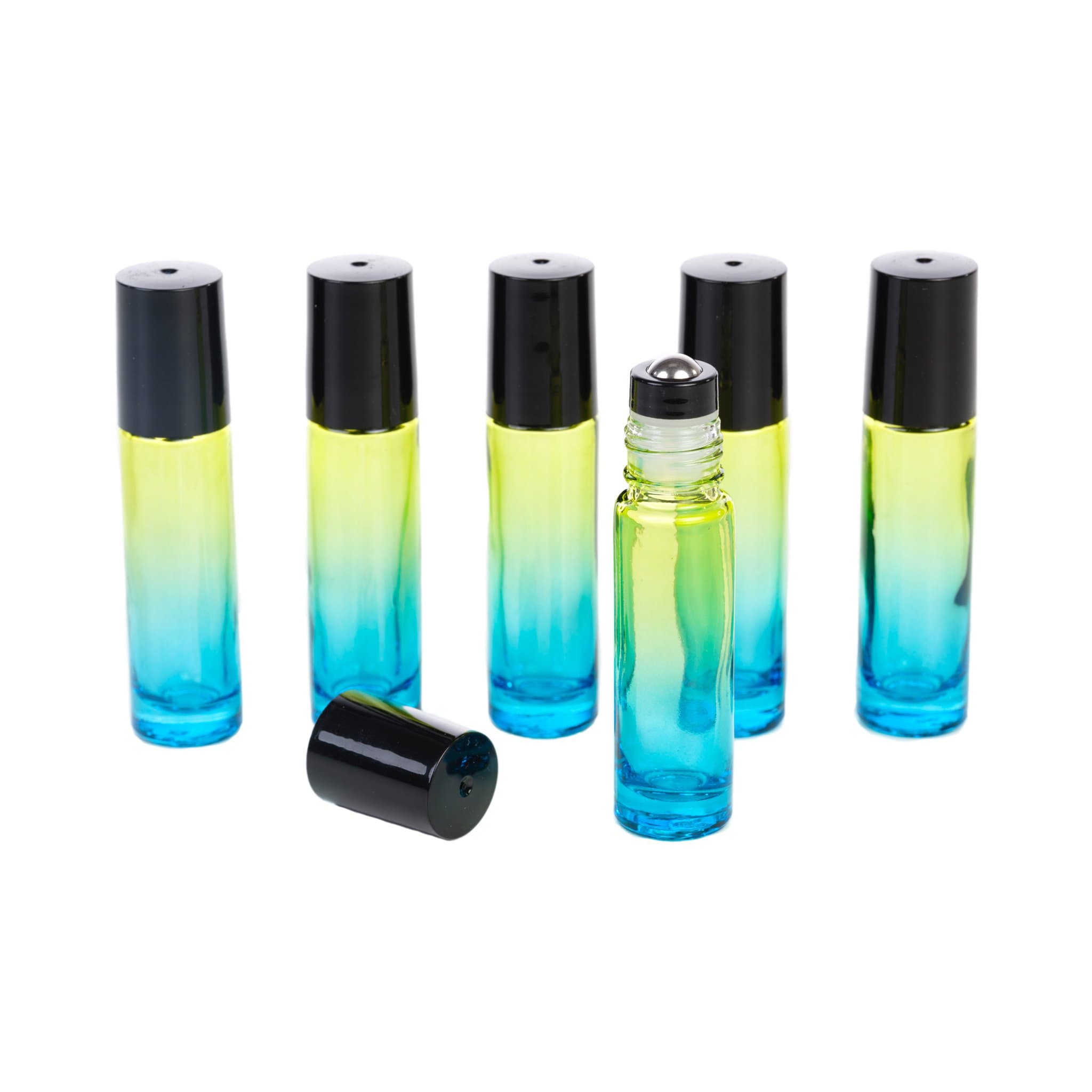 Ombré Glass Roller Bottles - 6pk - Oil Life