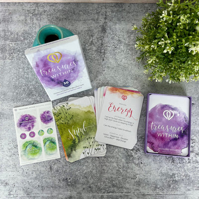 Treasures Within Emotions & Essential Oils Affirmation Cards