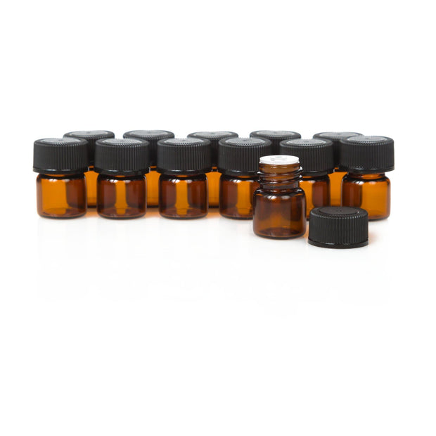 1/4 Dram Glass Sample Vials - Oil Life