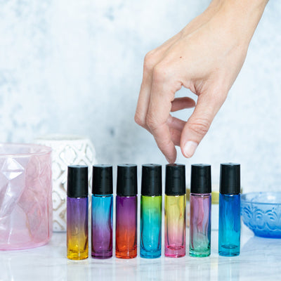 Variety Ombre Glass Roller Bottles for Essential Oils