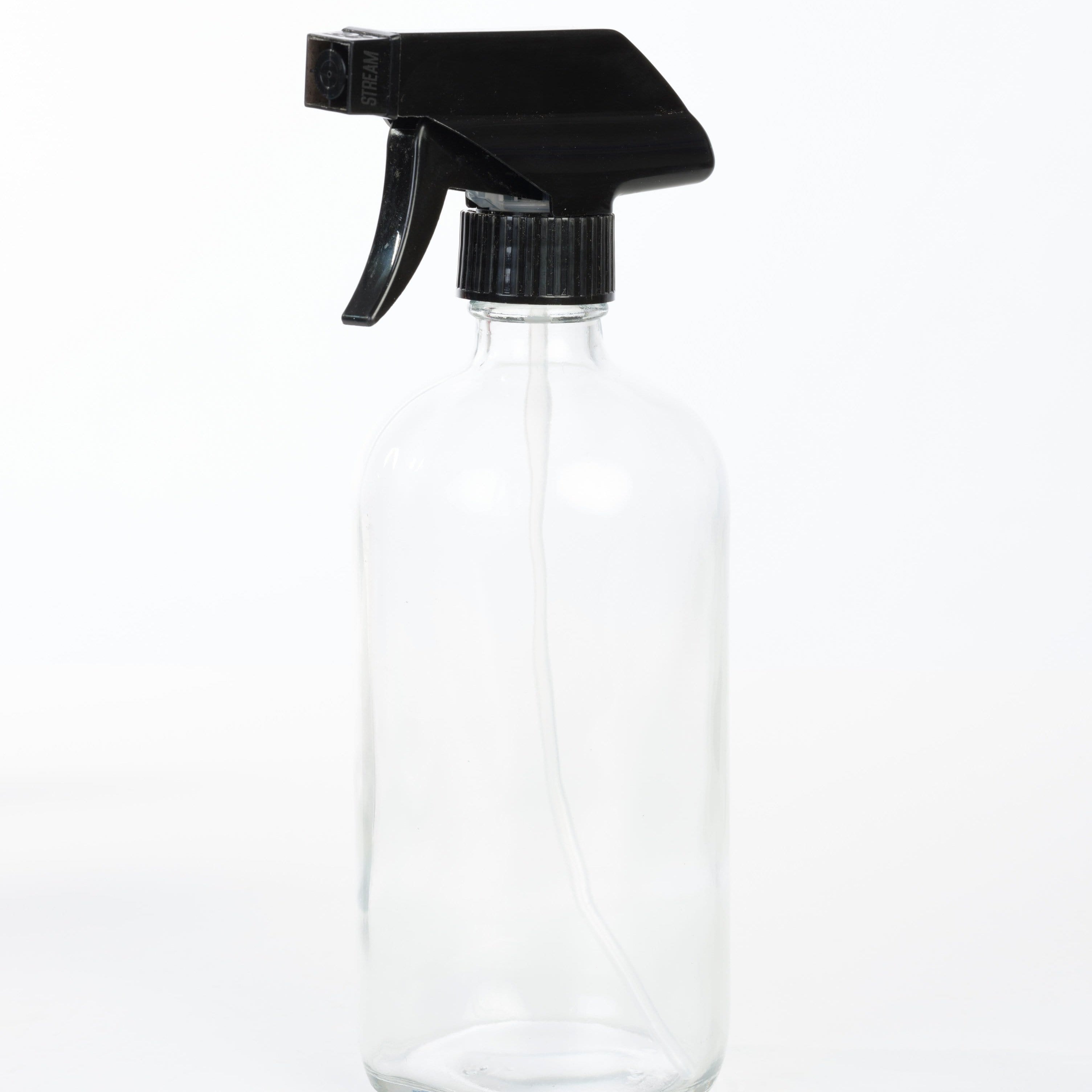 16 oz Trigger Sprayer Bottle [Glass Sprayer Bottle] - Crystal