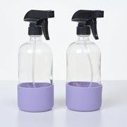 16oz Glass Trigger Sprayer with Silicone Sleeves - 2pk
