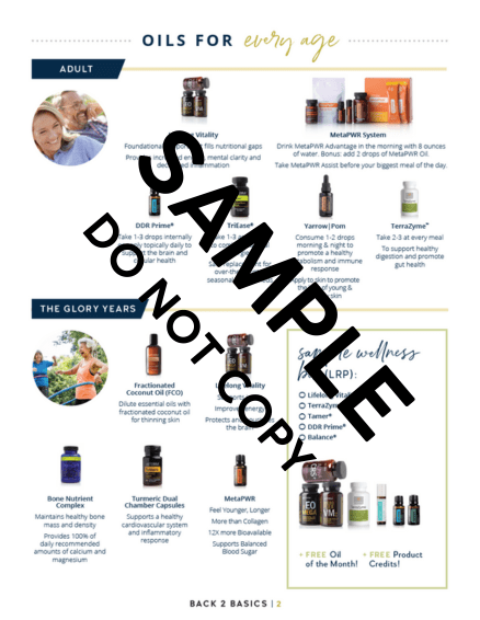 Oils for Every Age Tear Pad