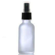 4 oz Glass Bottle with Pump Spray - 4 Pk - 5 Colors Available - Oil Life