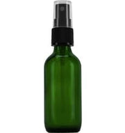 2 oz Glass Bottle with Pump Spray - 6 Colors Available - Oil Life