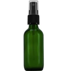 2 oz Glass Bottle with Pump Spray - 6 Colors Available - Oil Life