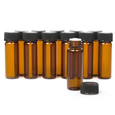 1 Dram Amber Glass Vials - Oil Life
