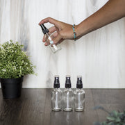 2 oz Glass Bottle with Pump Spray - 4pk