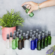 2 oz Glass Bottle with Pump Spray - 4pk