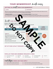 Membership Made Easy Tear Pad
