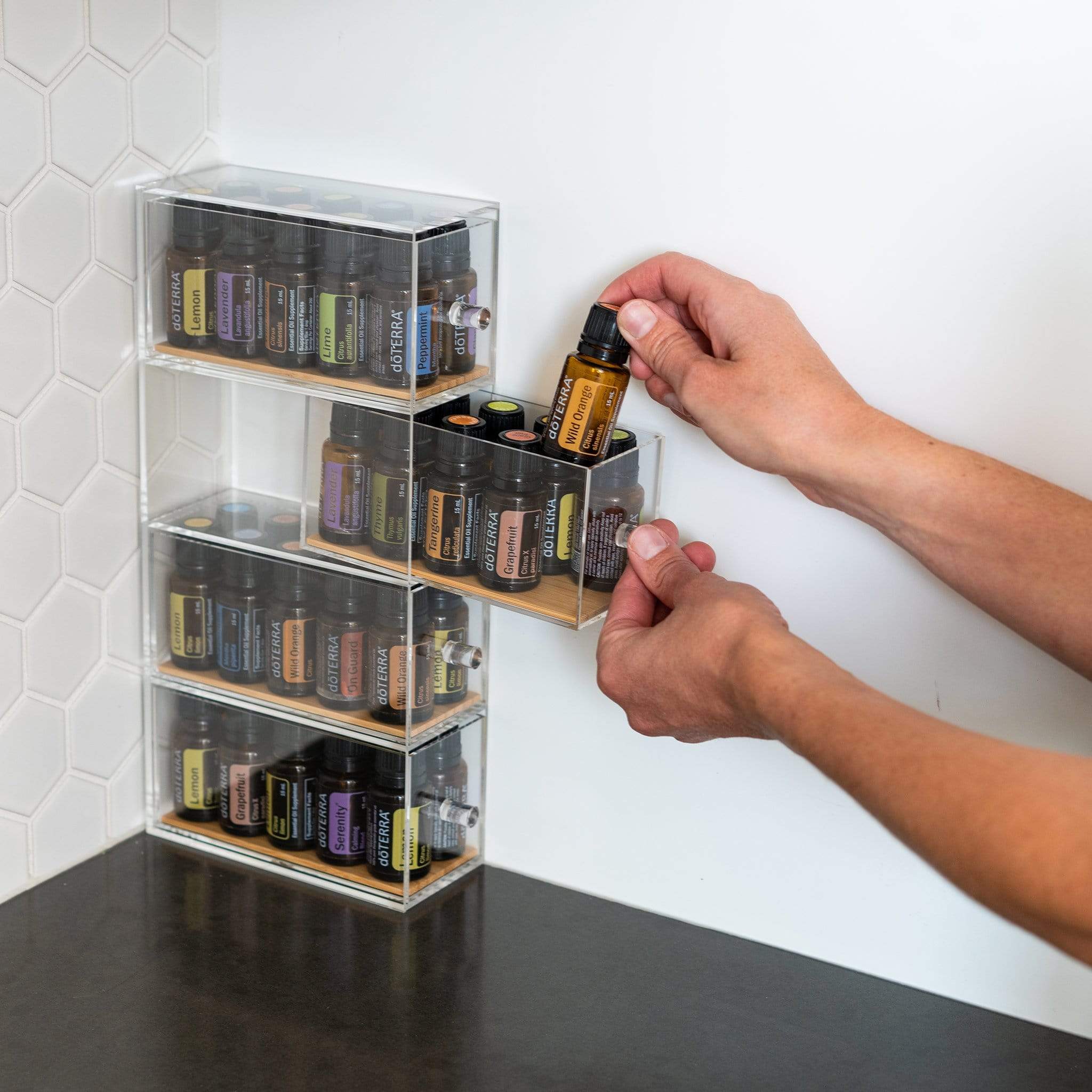 Essential Oil Four Drawer Tower - Display