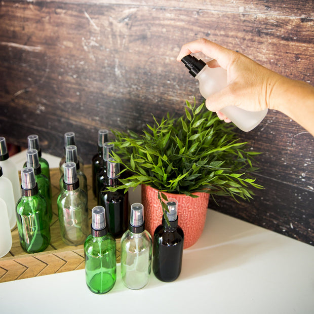 4 oz Glass Bottle with Pump Spray