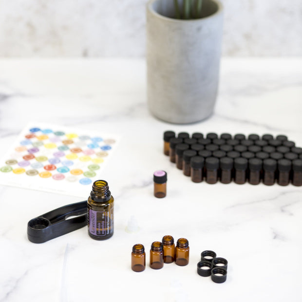 5/8 Dram Glass Sample Vials