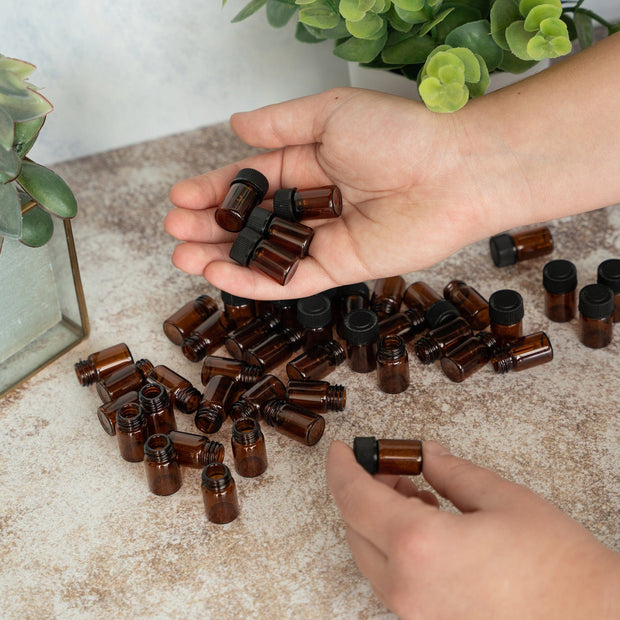 5/8 Dram Glass Sample Vials