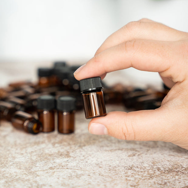 5/8 Dram Glass Sample Vials