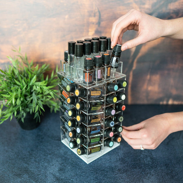 Acrylic Essential Oil Rotating Rack