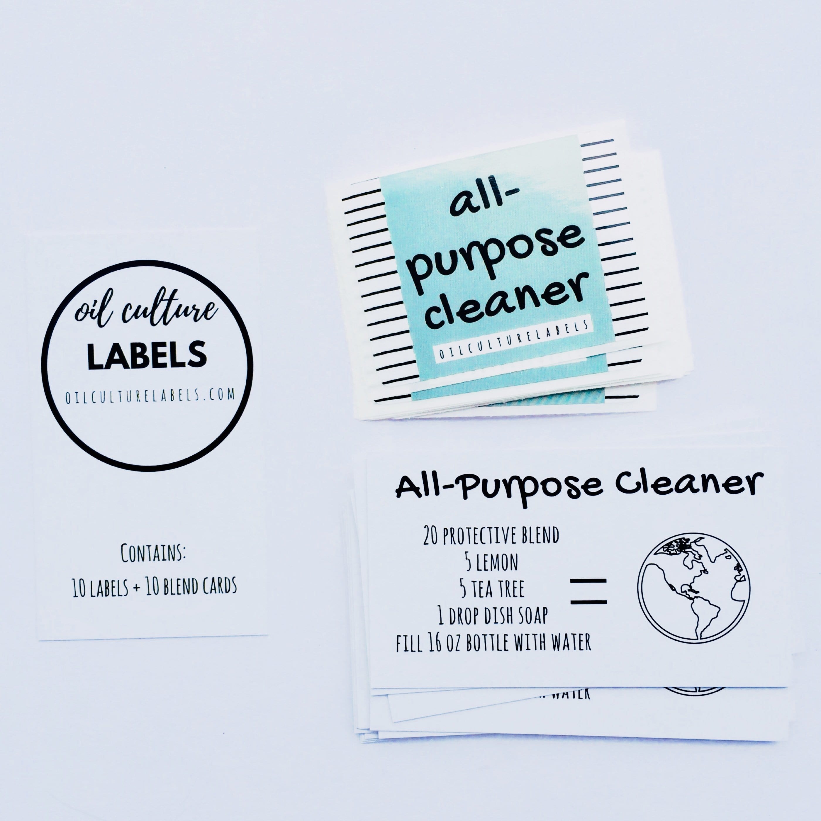 All Purpose Cleaner - 10 pk Labels - Oil Life