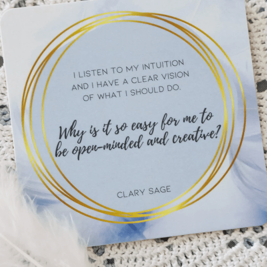 Positive Affirmation and Essential Oils Card Deck