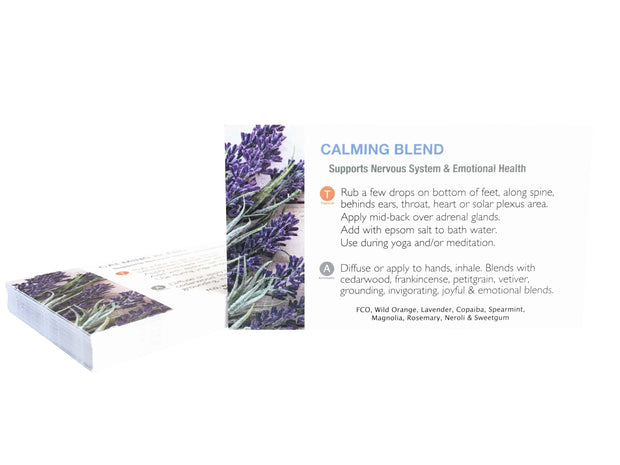 Individual Essential Oil Cards - 25 Cards in Each