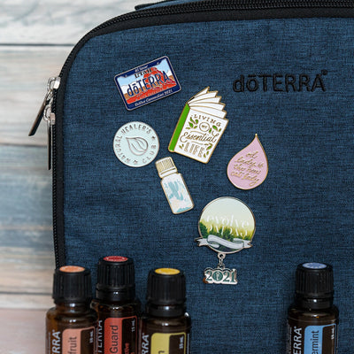 Essential Oil Themed Enamel Pins