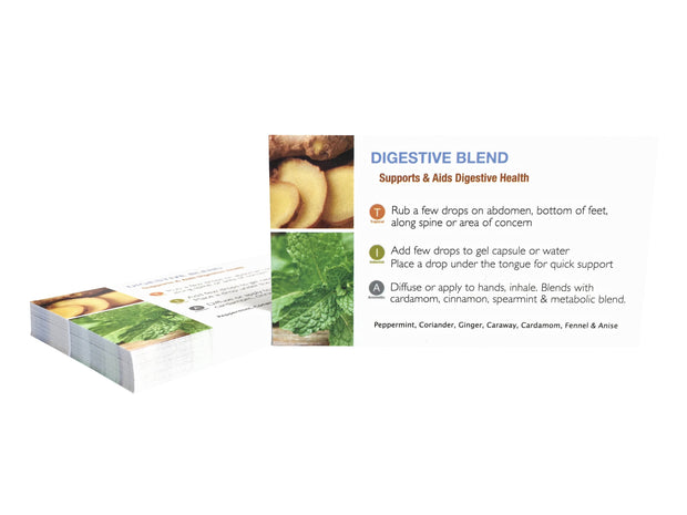 Individual Essential Oil Cards - 25 Cards in Each