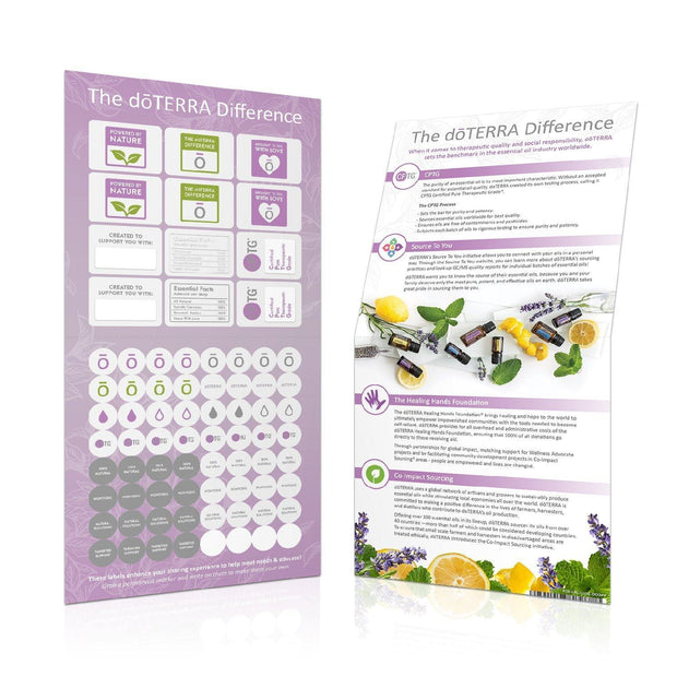 "The dōTERRA Difference" Labels - Oil Life