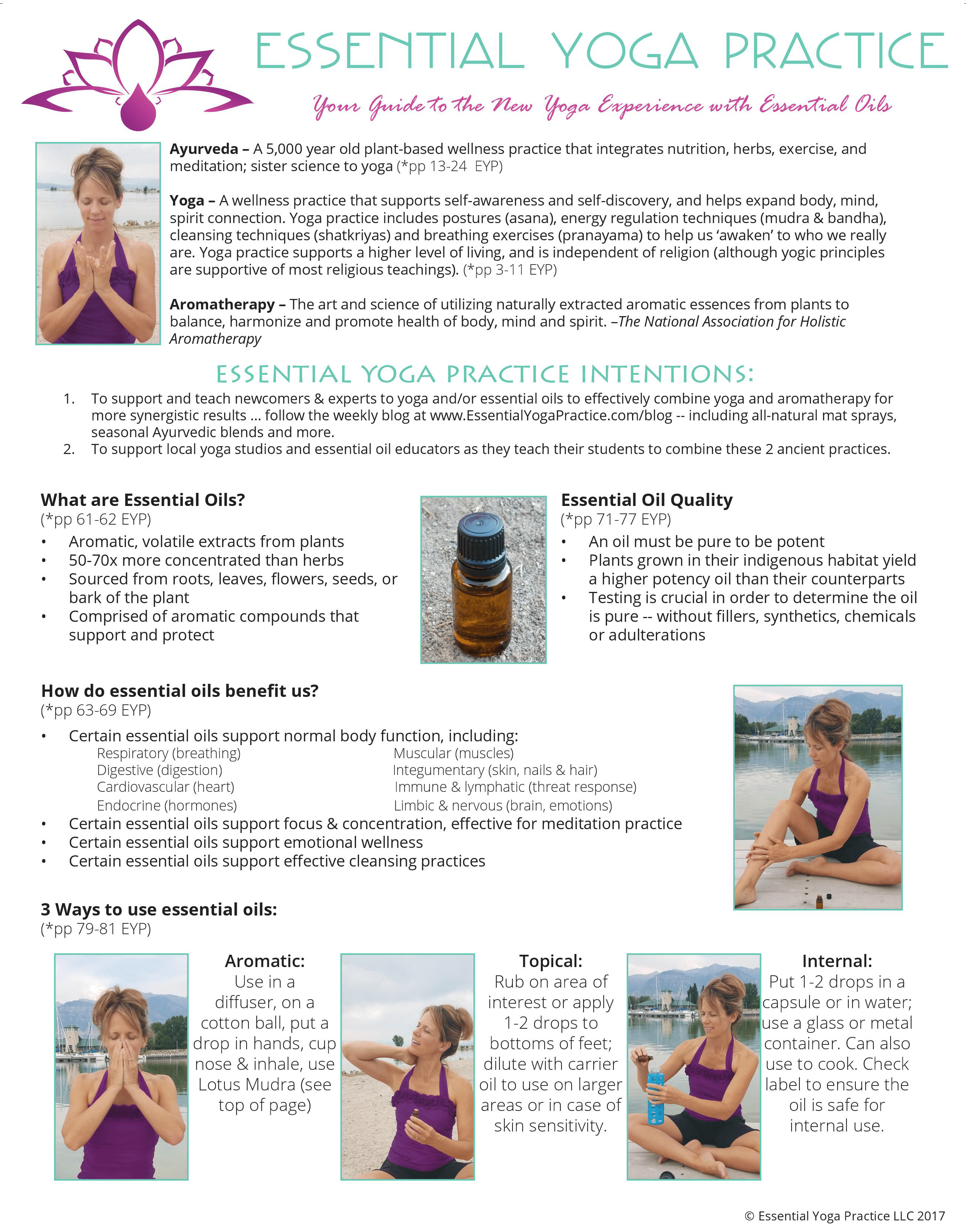 Essential Yoga Tear Pad - Oil Life