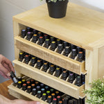 First In First Out Essential Oil Organizer - 9 bottles per row