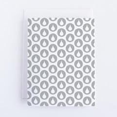 Gray Oil Drop Greeting Card - Oil Life