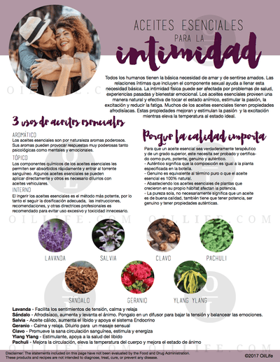 Aceites Esenciales para la Intimidad - Digital - Oil Life