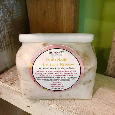 Lemon Rose Bath Salts by Soaplicity