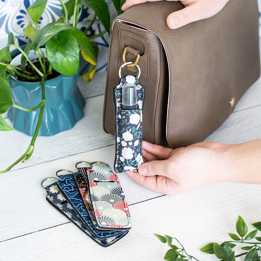 Neoprene Keychain for On Guard Sanitizing Mist – Oil Life
