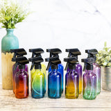 Ombre Glass Trigger Sprayer Bottle - 8oz & 16oz - 2pk