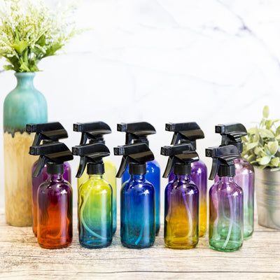 Ombre Glass Trigger Sprayer Bottle - 8oz & 16oz - 2pk