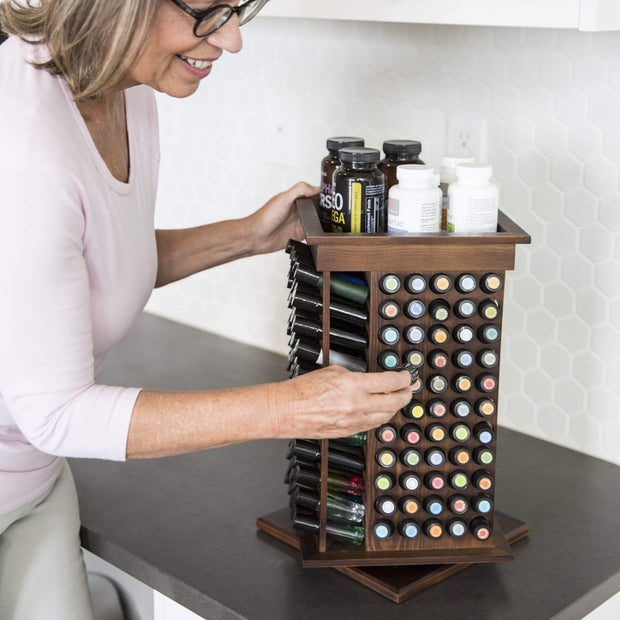  Simply Shelf Essential Oil Storage Organizers - 3pc Expandable  Set - Essential Oil Holders for Drawer Storage & Tabletop Display - Holds  15 Oil Bottles (5 & 15mL) : Home & Kitchen