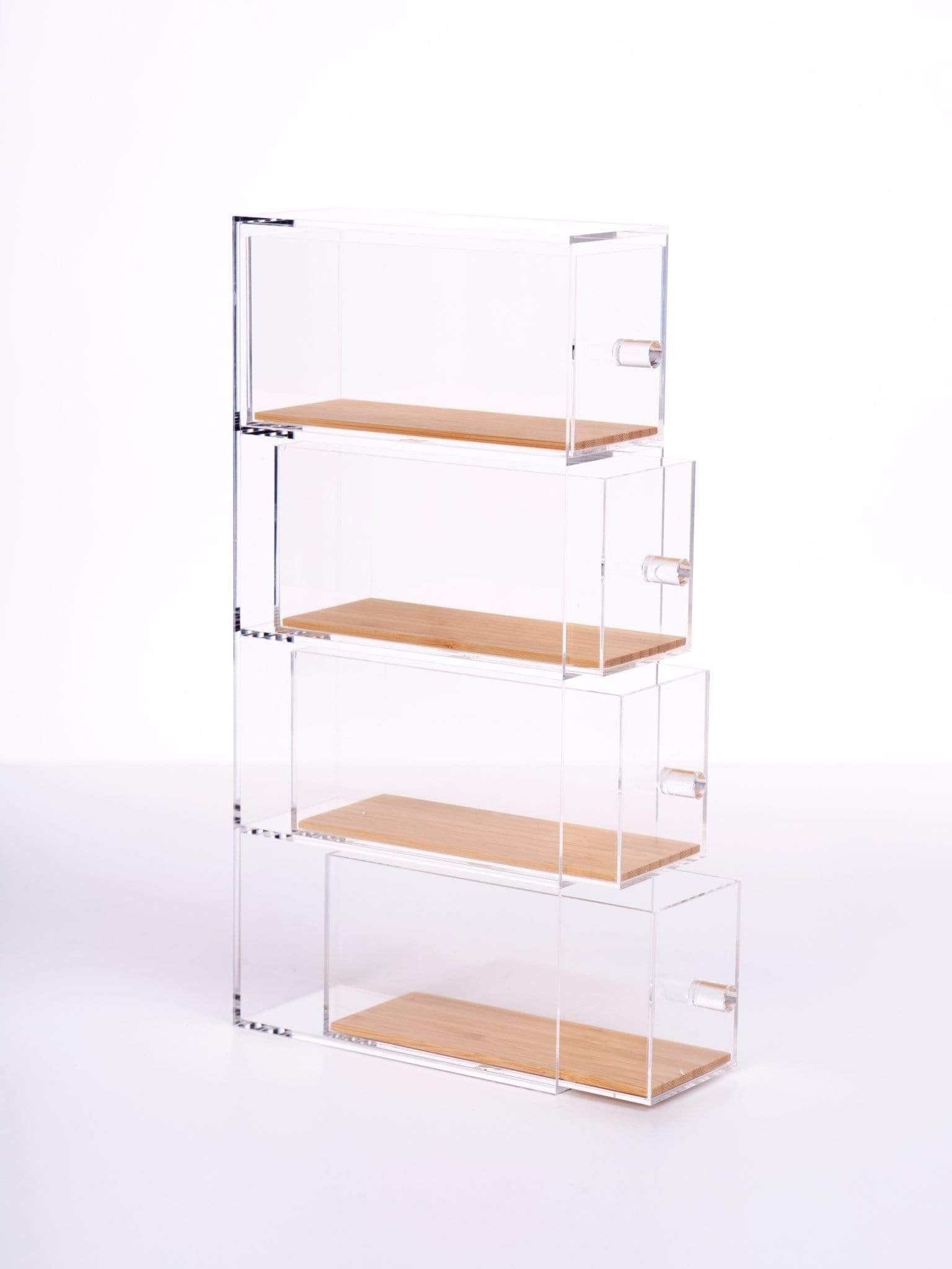 Essential Oil Four Drawer Tower - without bottles display