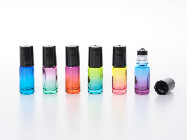 Variety Ombre Glass Roller Bottles for Essential Oils - Oil Life