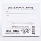 Oil Event Prize Drawing Slips