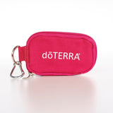 Cranberry Sample Vial Keychain Pouch For Essential Essential Oils