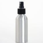 120 ml Aluminum Bottles W/ Black Fine Mist Sprayer - Oil Life