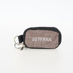 Heather Grey Sample Vial Keychain Pouch for Essential Oils - Oil Life