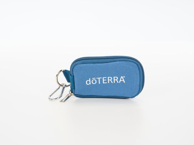Navy Sample Vial Keychain Pouch for Essential Oils - Oil Life