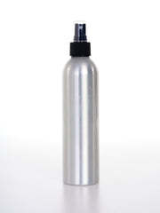 250 ml Aluminum Bottles w/ Black Fine Mist Sprayer - Oil Life