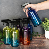 Ombre Glass Trigger Sprayer Bottle - 8oz & 16oz - 2pk